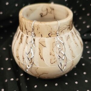 925 Triple Dangle Earrings